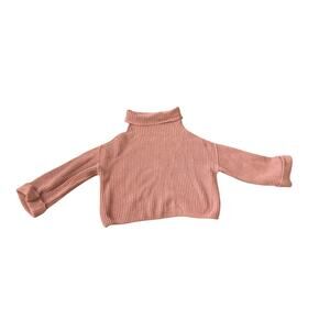 Free People San Vicente Oversized Sweater – Orange, Size Medium